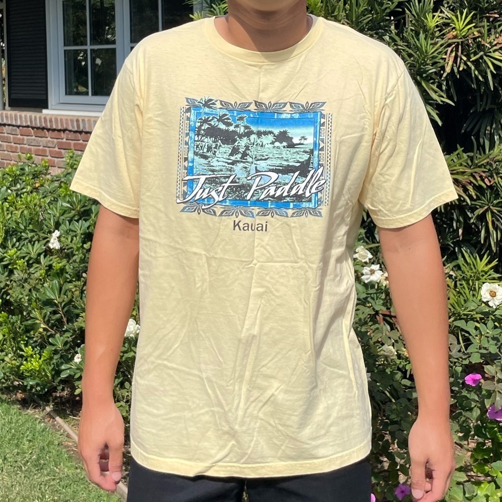Vintage “just paddle” Hawaii shirt